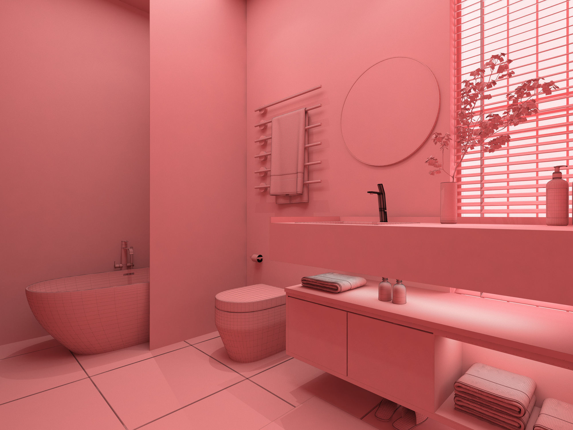 Bathroom 3D model_5