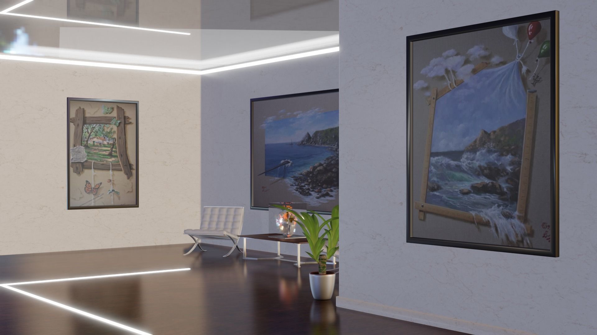 Showroom of Art 3D model_6