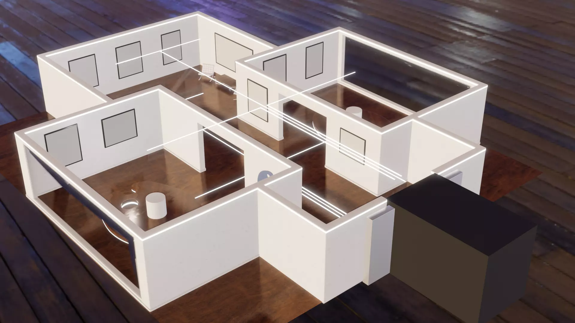 Showroom of Art 3D model_0