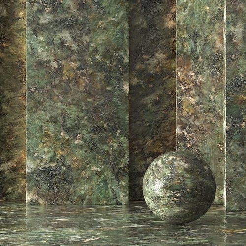 Luxury Green Marble Material 8K-Seamless-Tileable-No 78 3D model