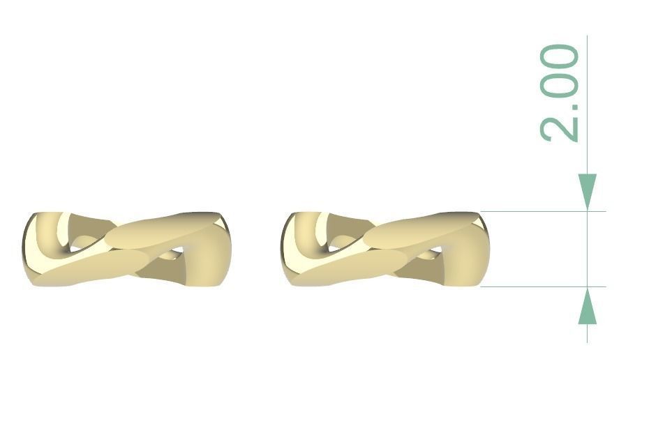 Cuban chain - Eslabones de cadena cubana 3D print model_3