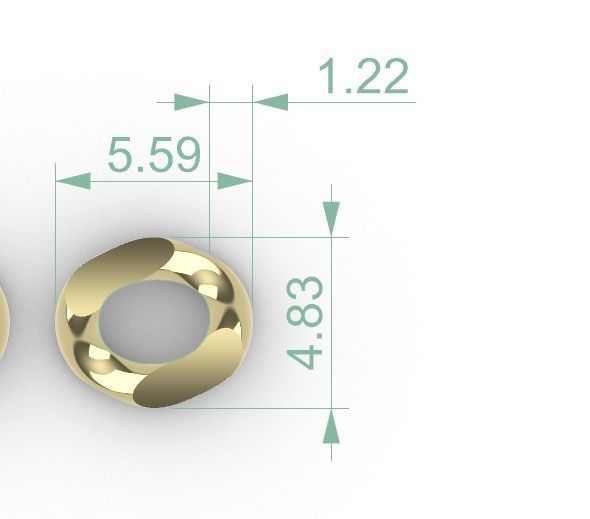 Cuban chain - Eslabones de cadena cubana 3D print model_2