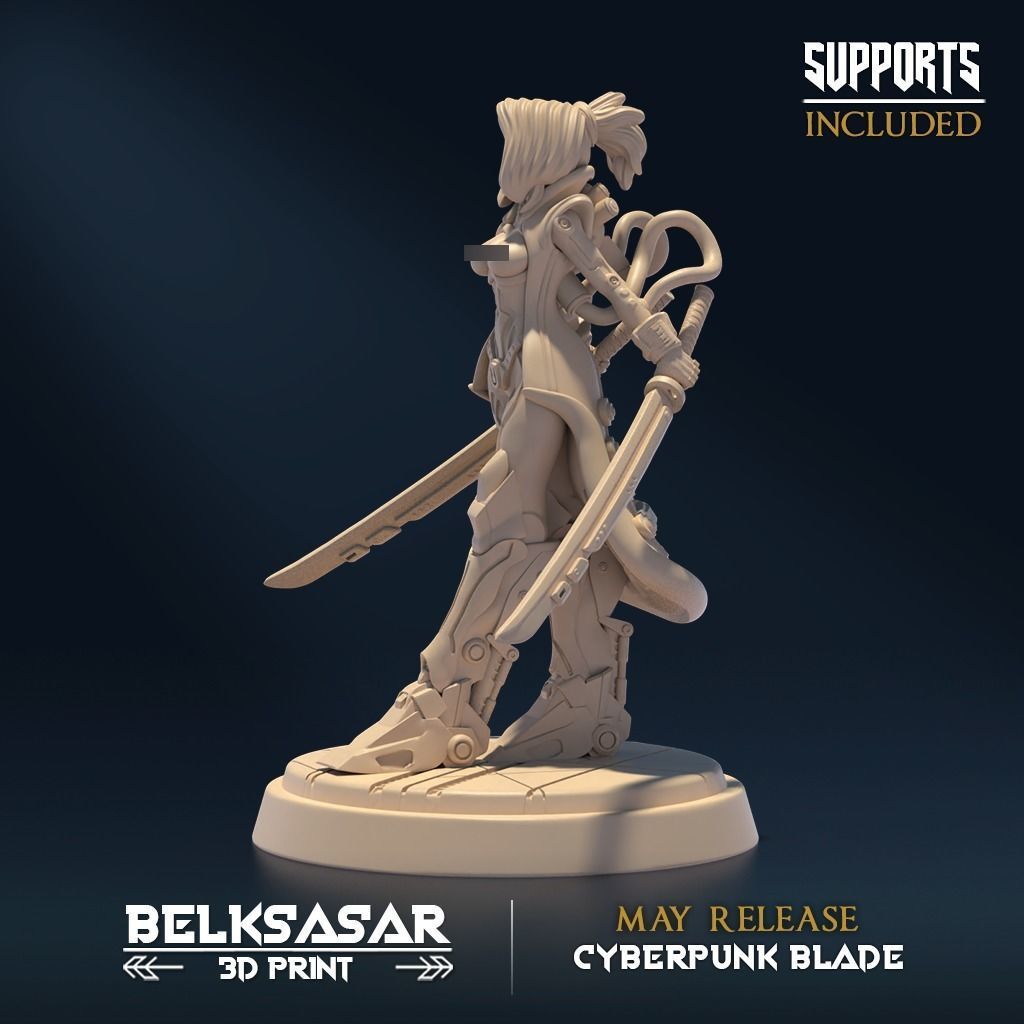 Voidbringer B Nude 3D print model_3