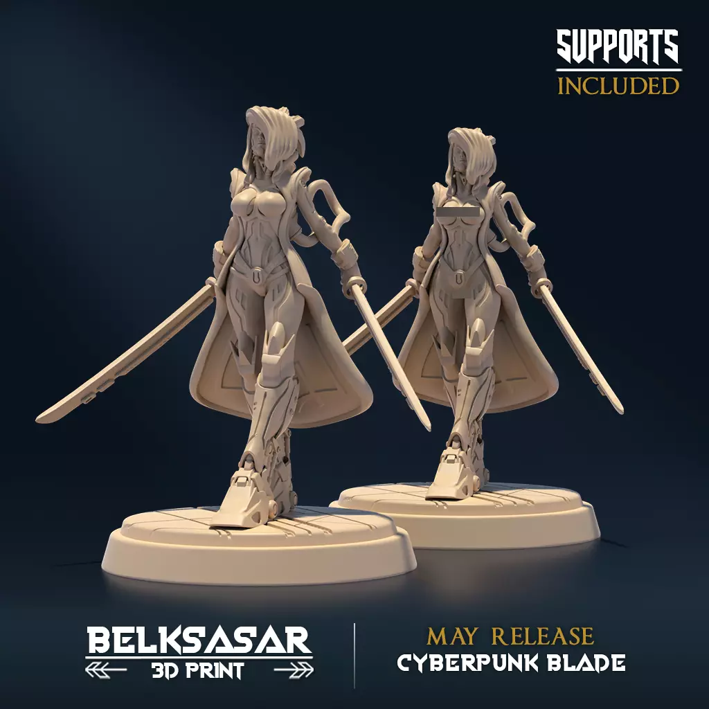 Voidbringer B Nude and Normal 3D print model_0