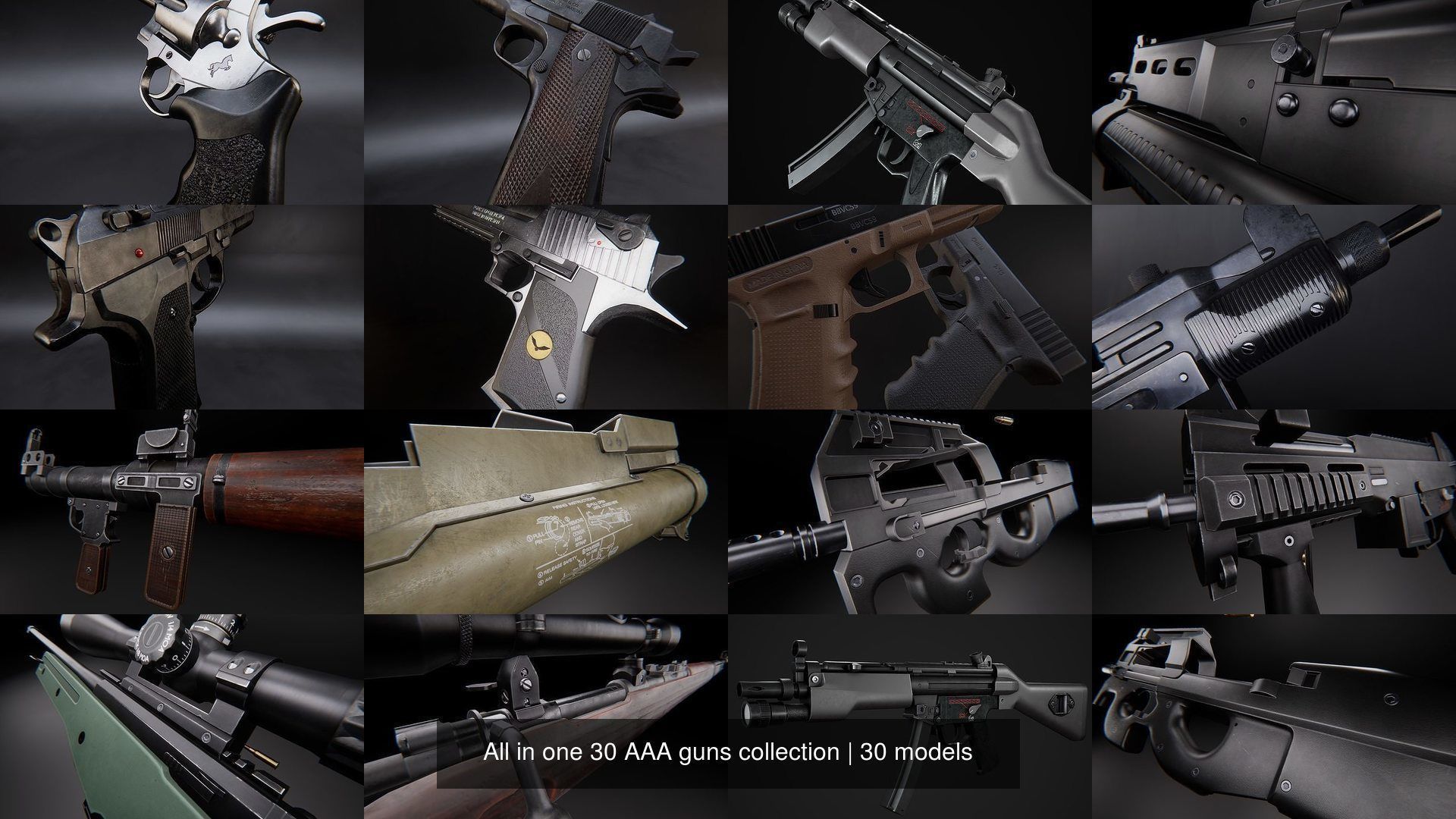 All in one 30 AAA guns collection _3