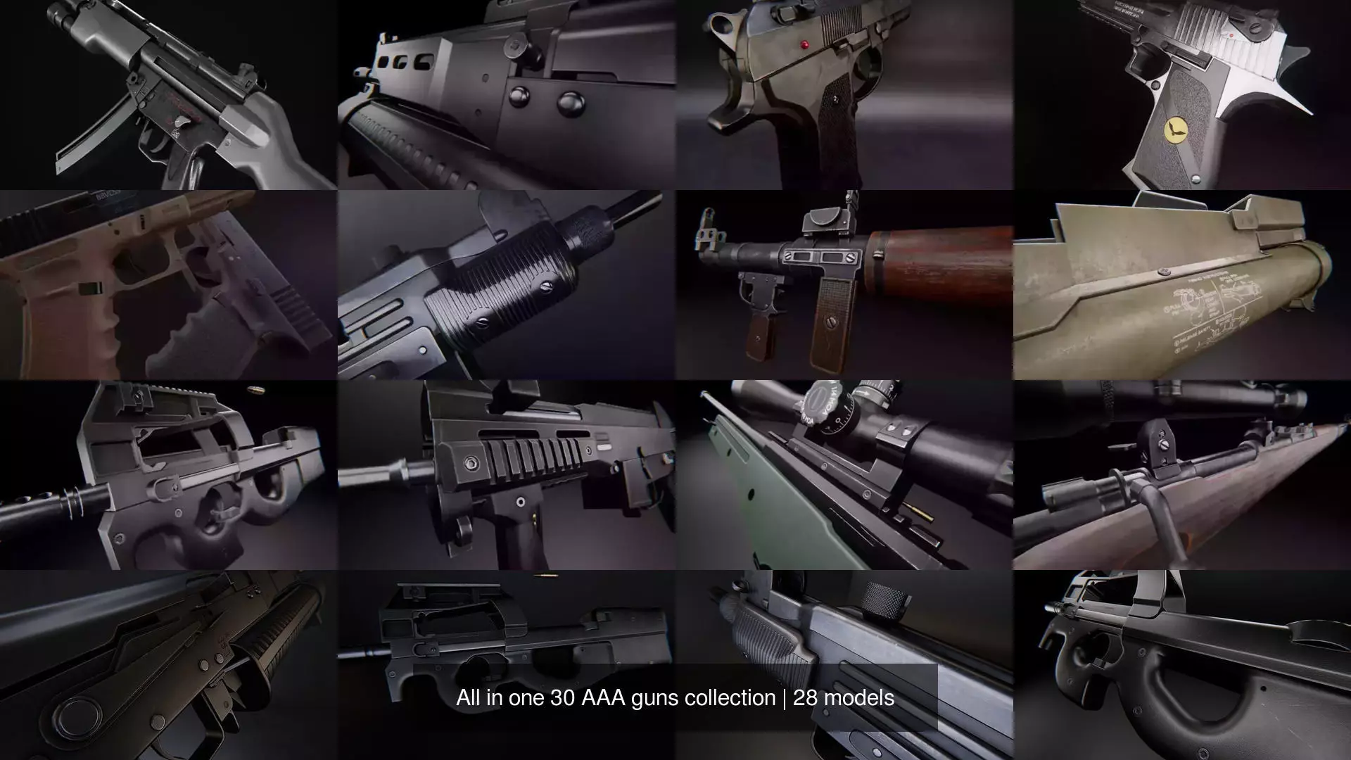 All in one 30 AAA guns collection _5