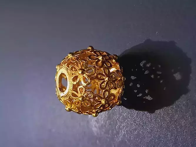 Hallo Ball For Gold Chain 3D Print Model 3D print model