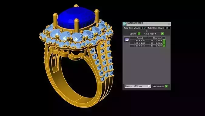 2023 RFL 014 RR 18mm Ring For Lady