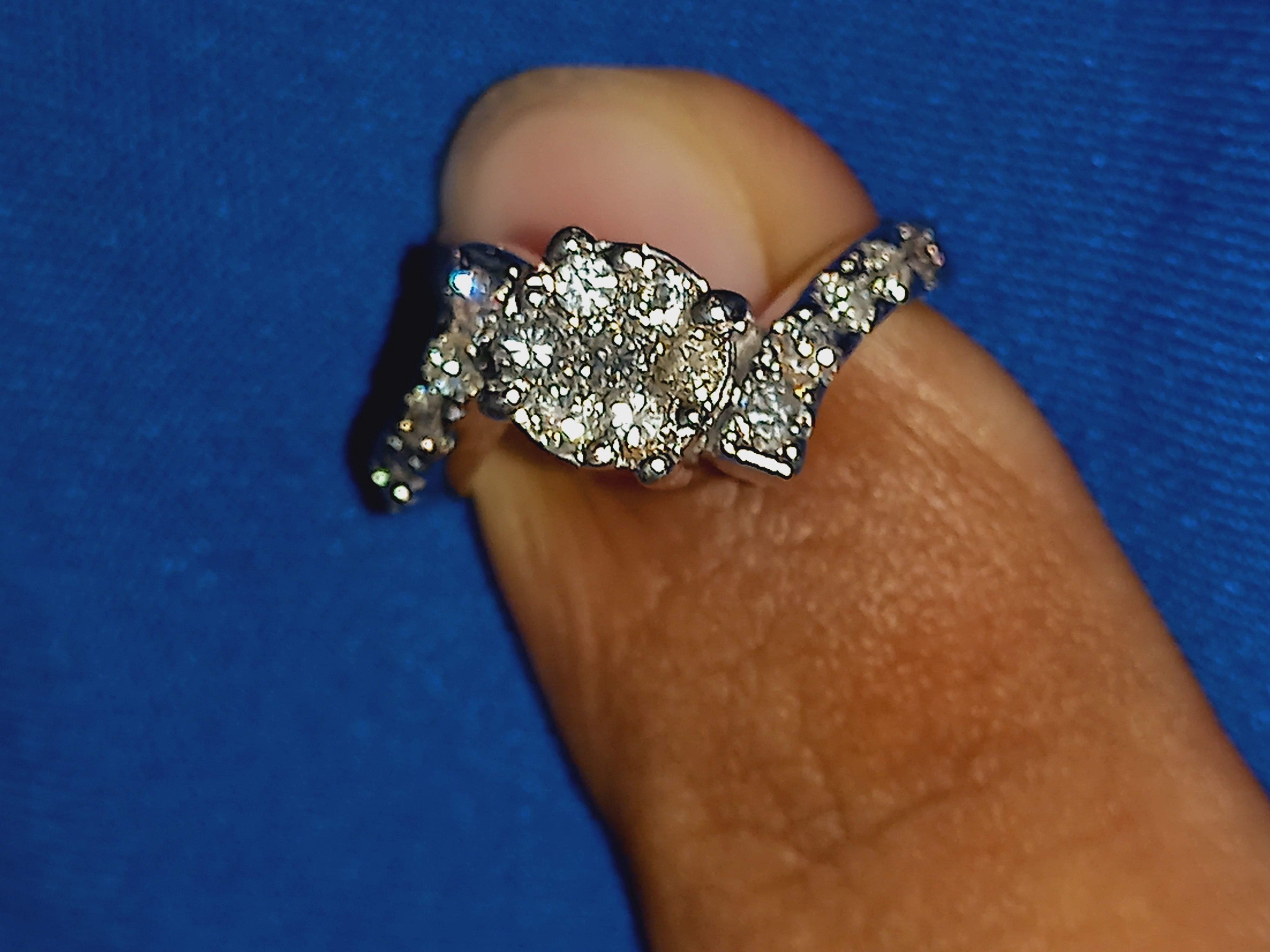 Diamond Solitaire Ring Jewellery for Women 3D print model 3D print model_2