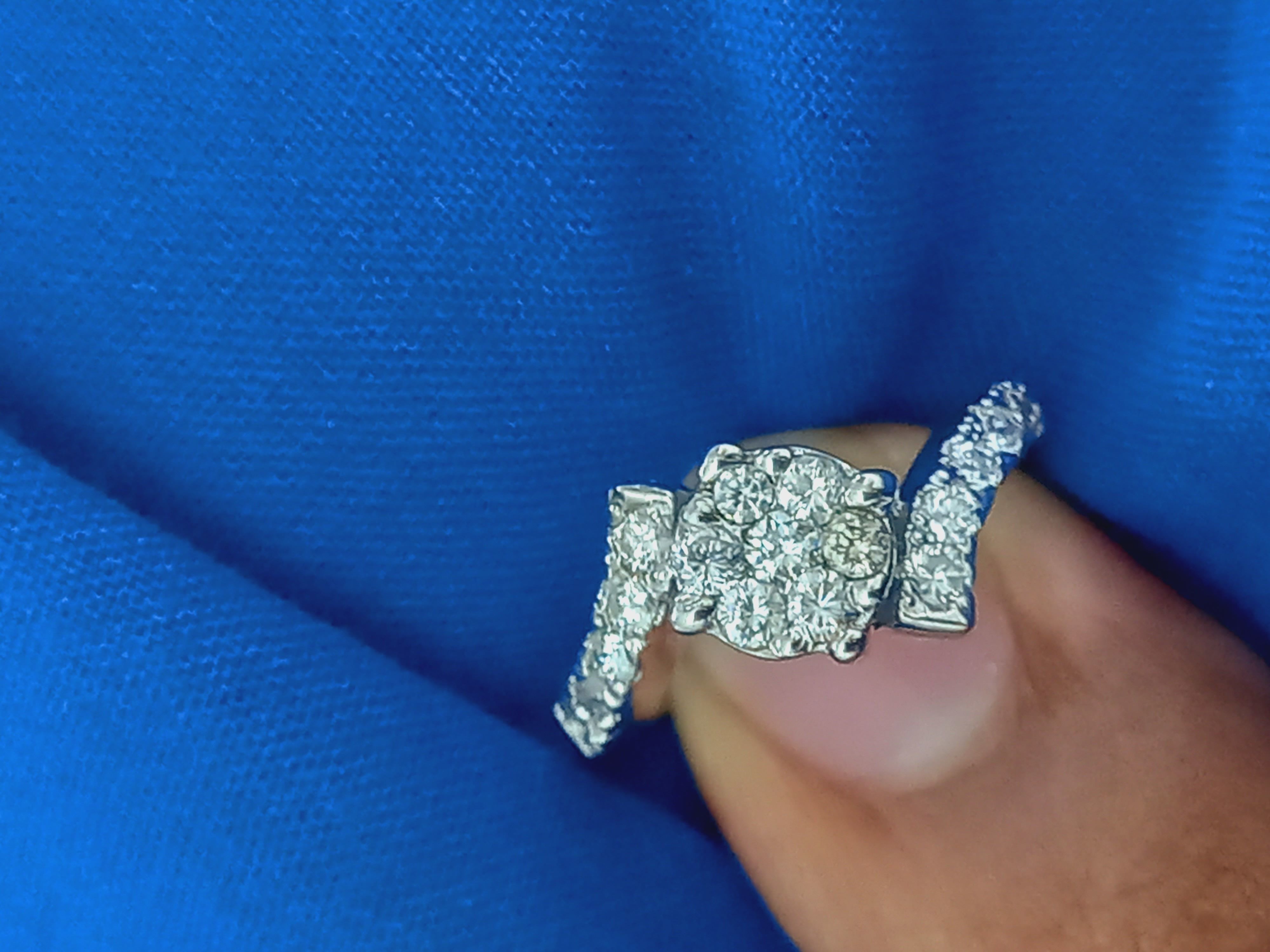 Diamond Solitaire Ring Jewellery for Women 3D print model 3D print model_3