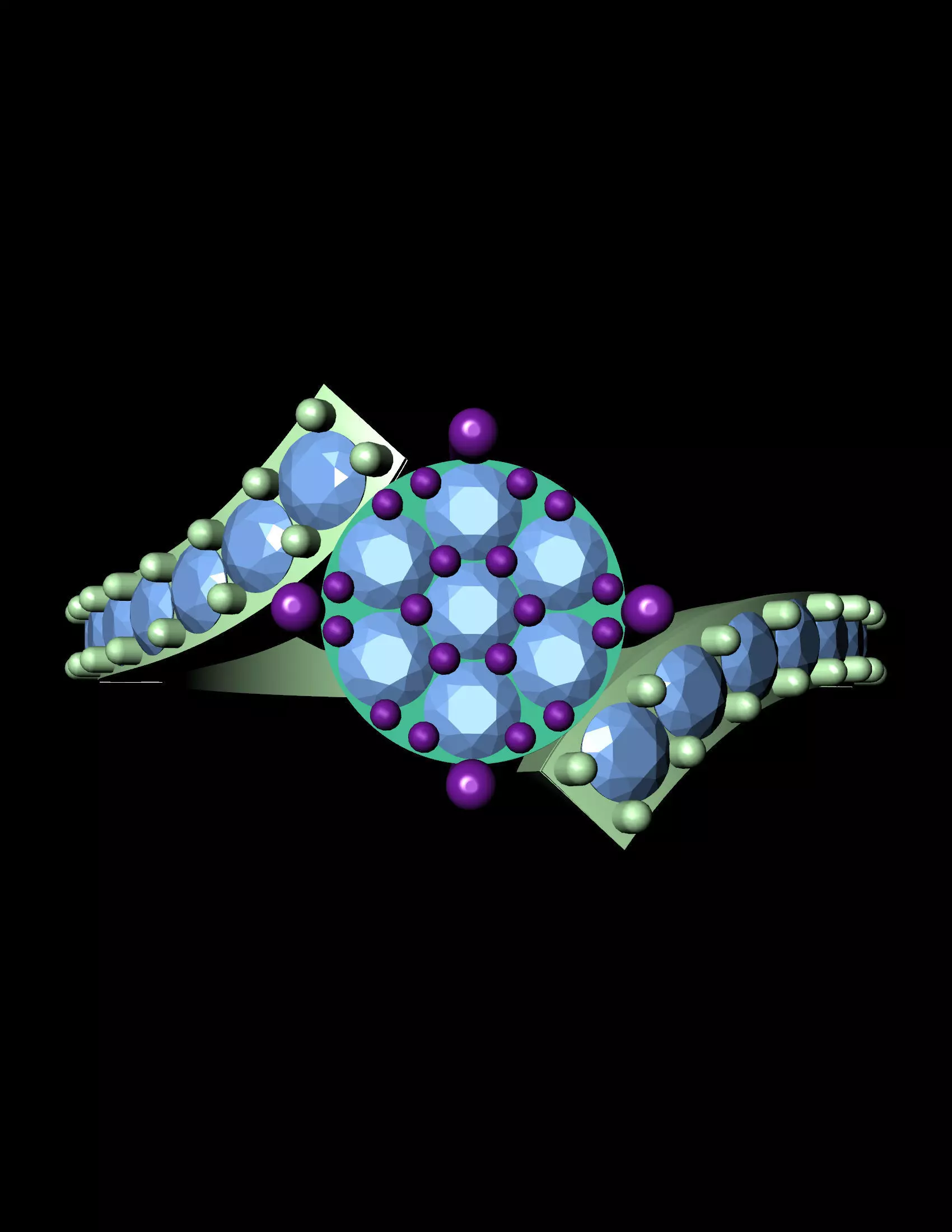 Diamond Solitaire Ring Jewellery for Women 3D print model 3D print model_0