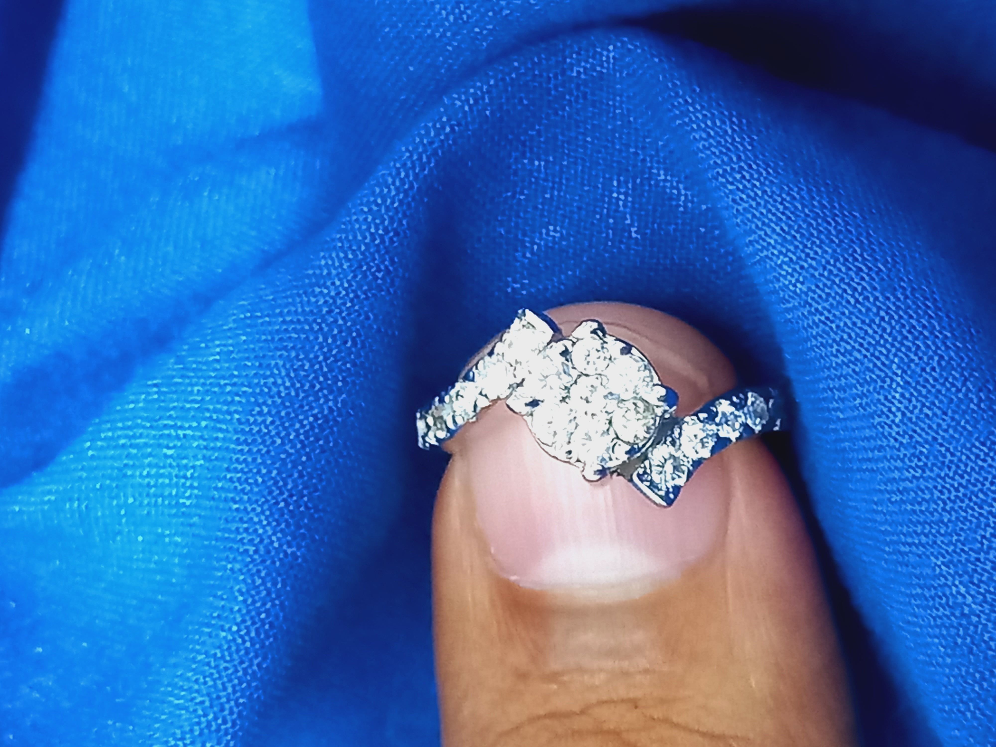 Diamond Solitaire Ring Jewellery for Women 3D print model 3D print model_6