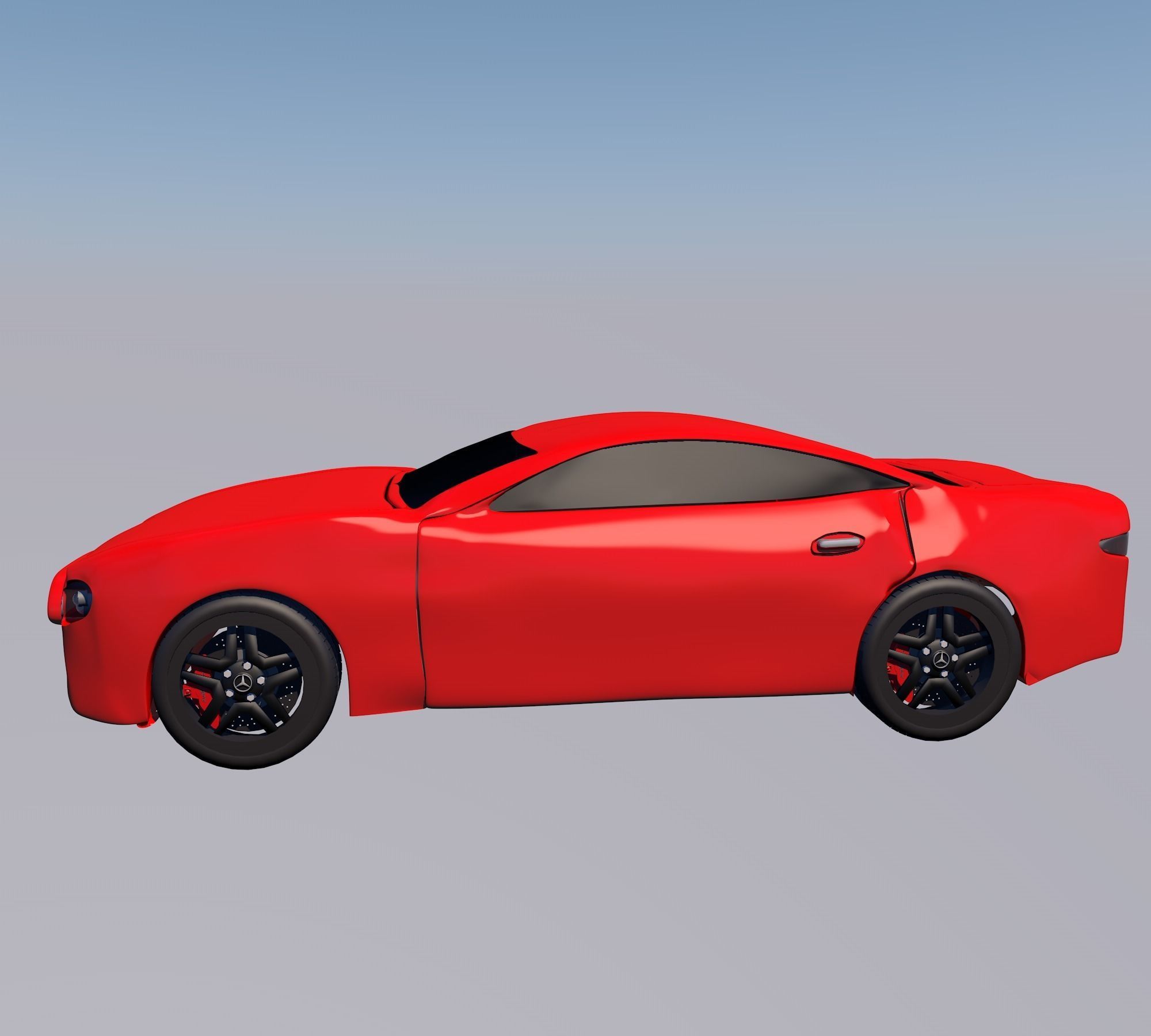 MERCEDES  3D model_2