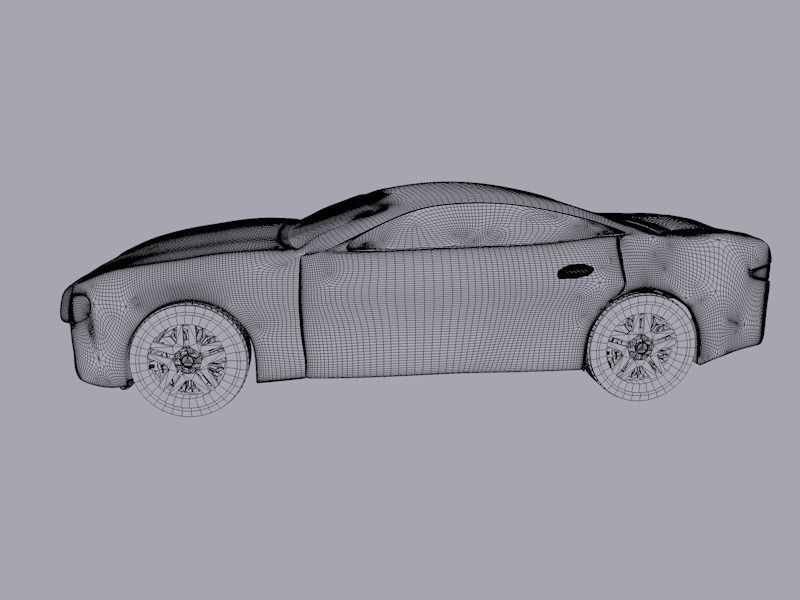 MERCEDES  3D model_4