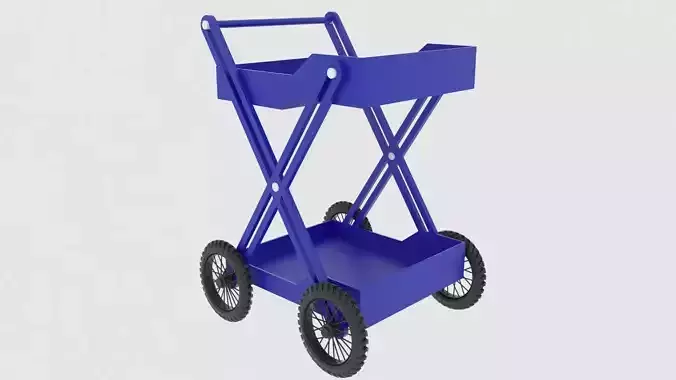 Folding Cart 3D model