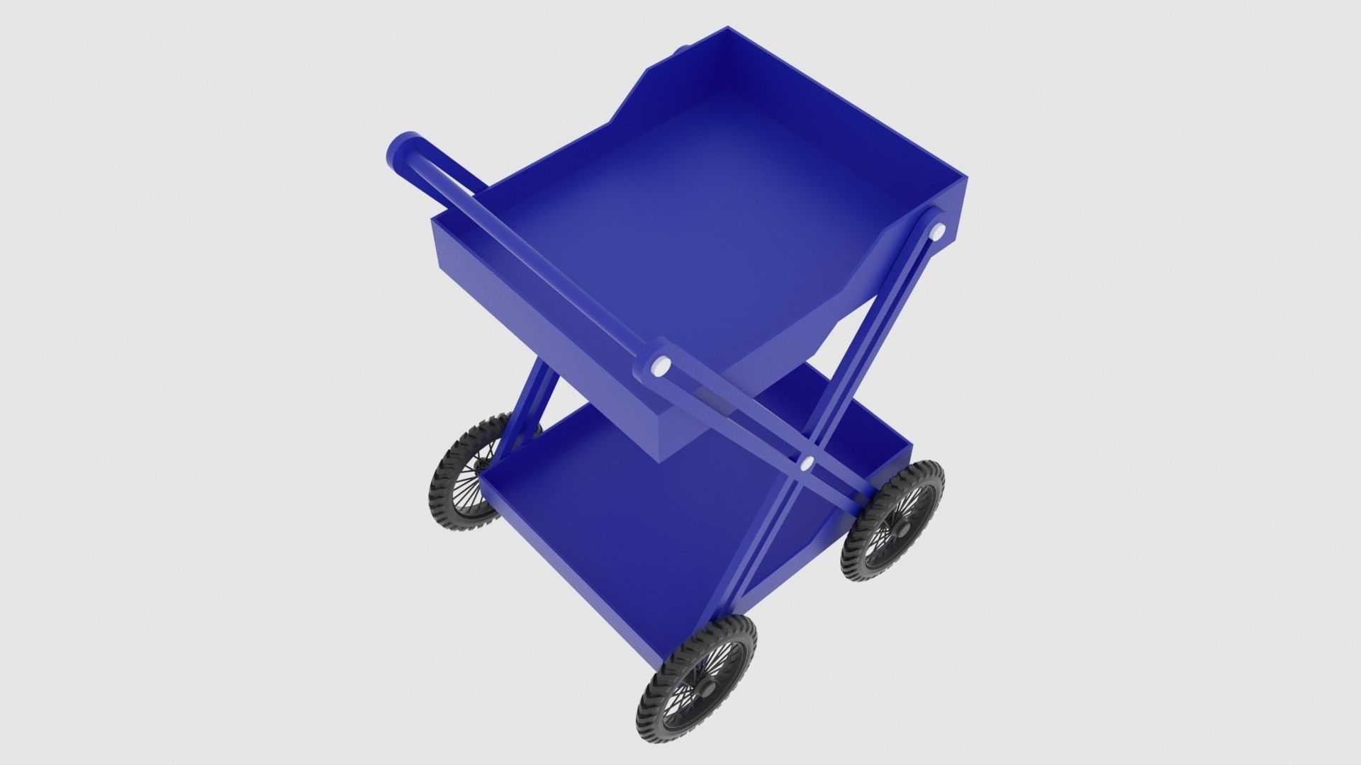 Folding Cart 3D model_3