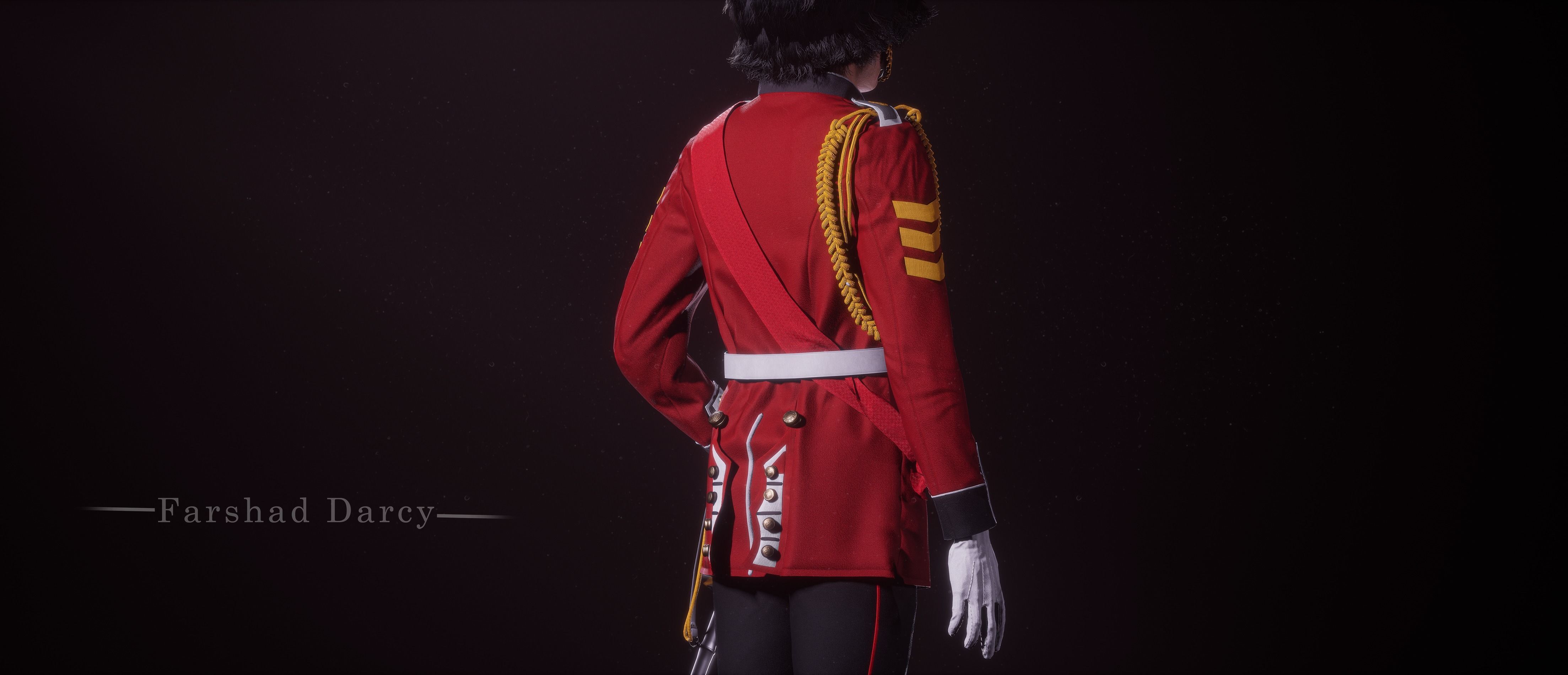 British kings guard Low-poly 3D model_13