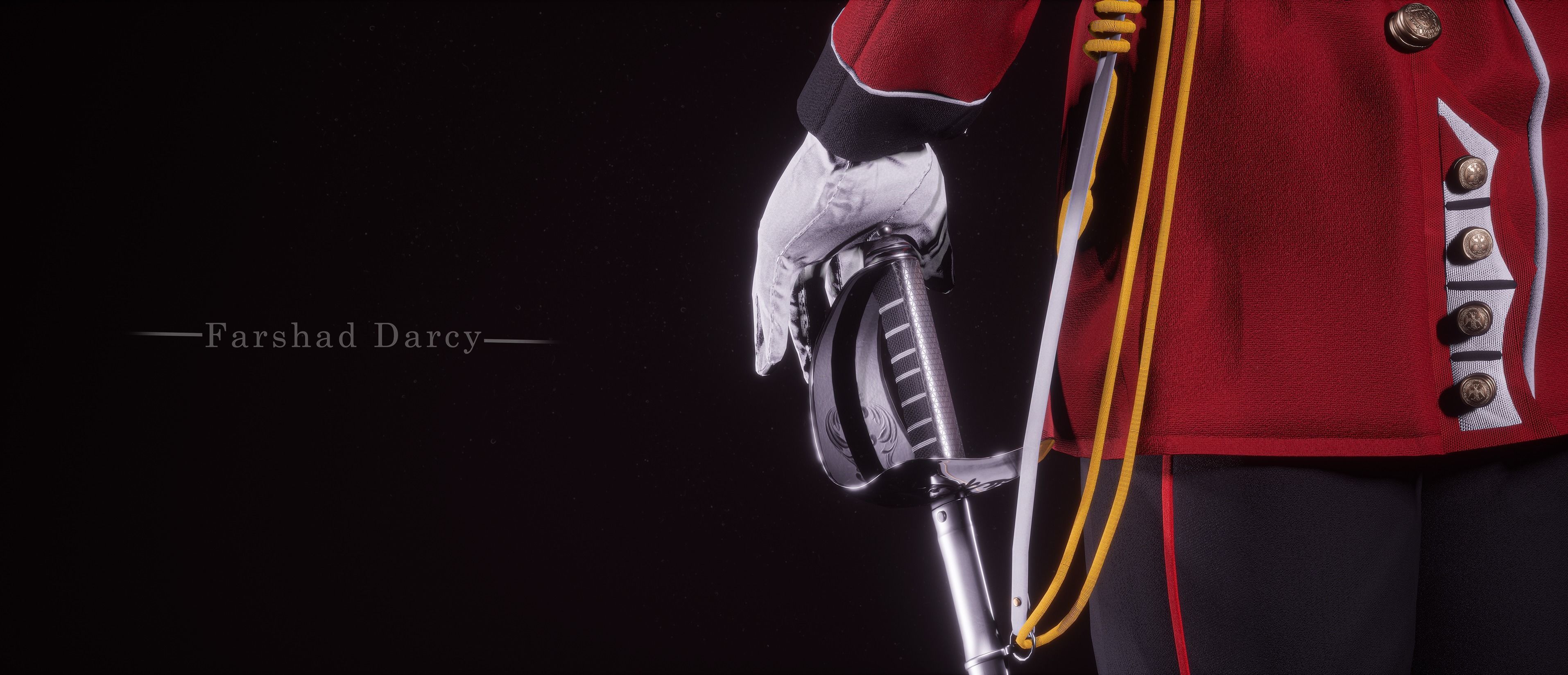 British kings guard Low-poly 3D model_20