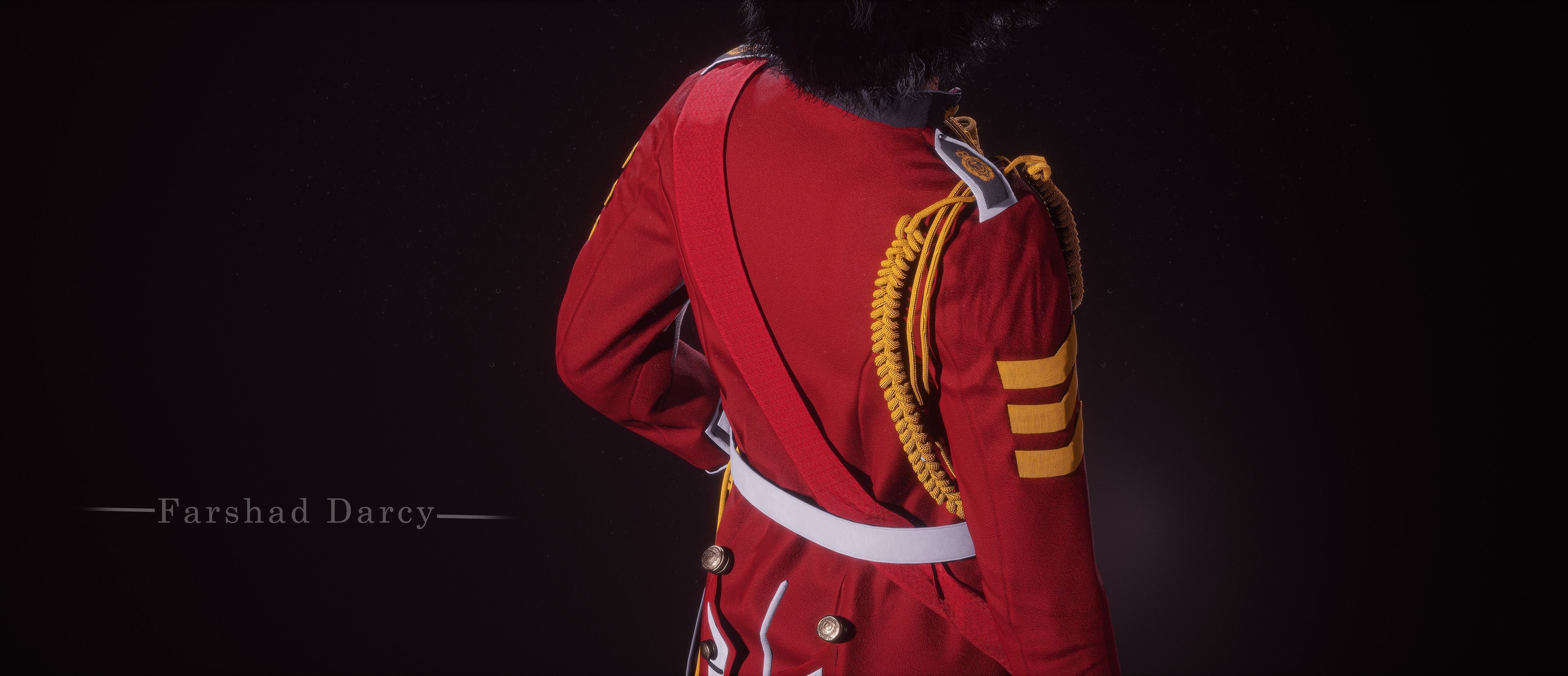 British kings guard Low-poly 3D model_12