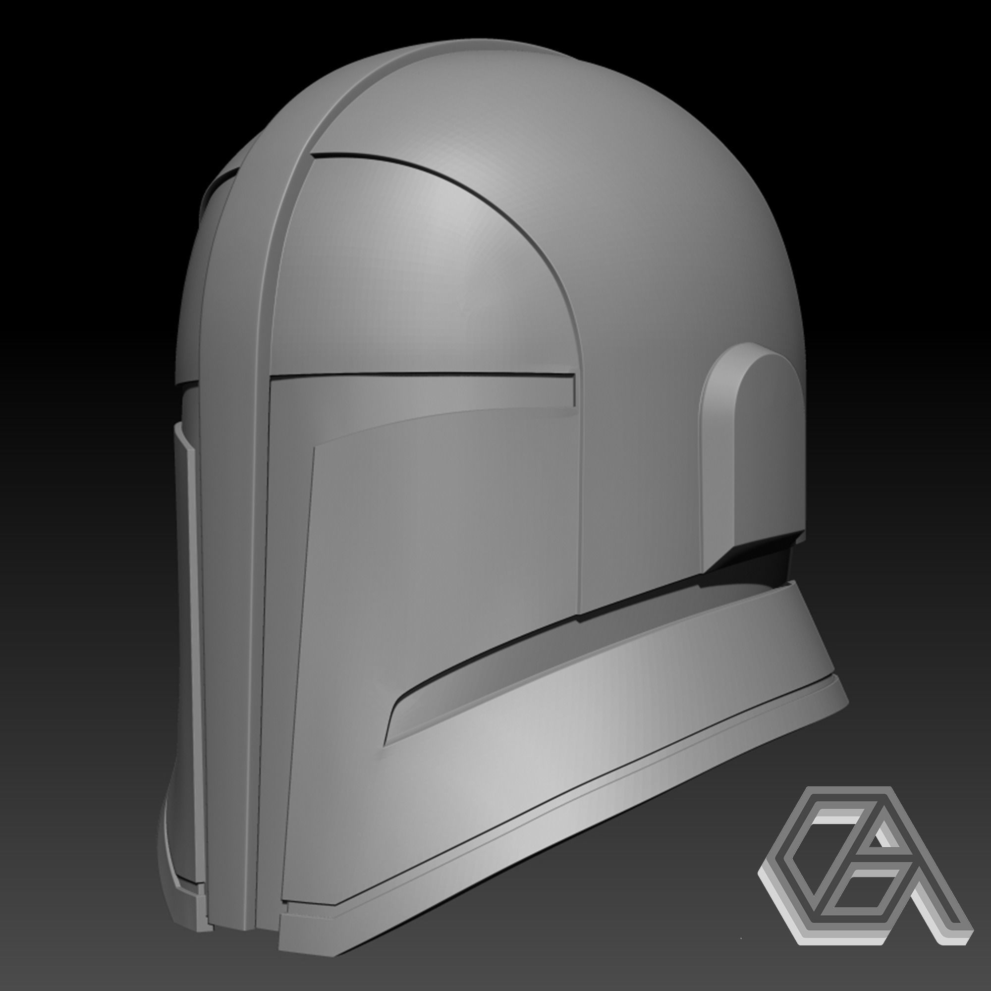 Star Wars - Praetorian Guard helmet 3D print model_1