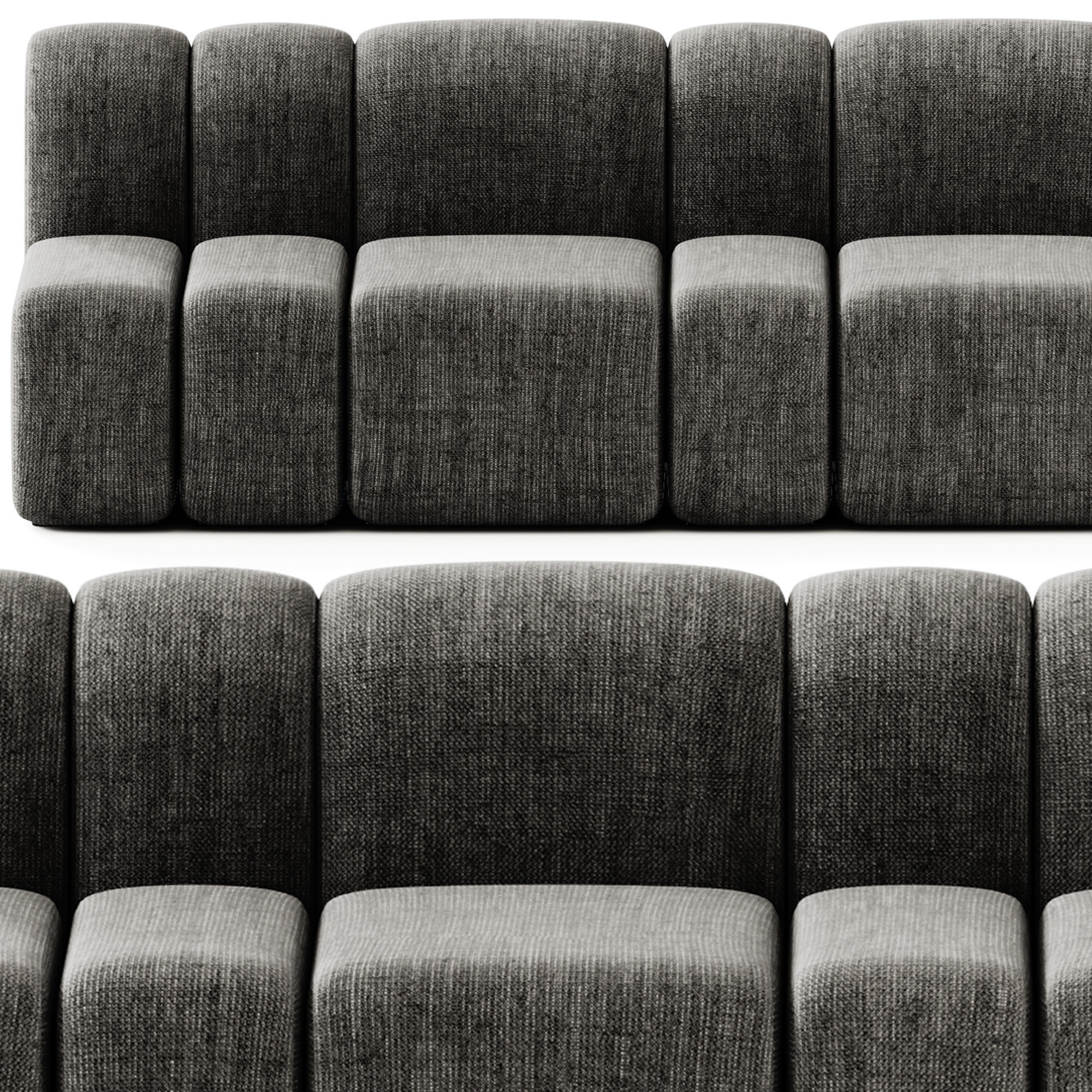 Bla Station Bob Modul Sofa and Armchair 3D model_3