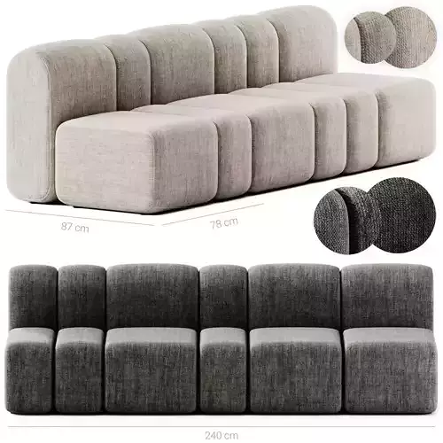 Bla Station Bob Modul Sofa and Armchair