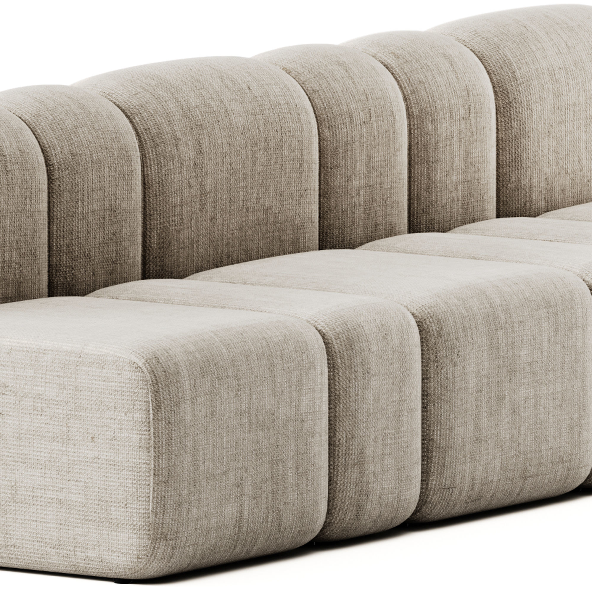 Bla Station Bob Modul Sofa and Armchair 3D model_2