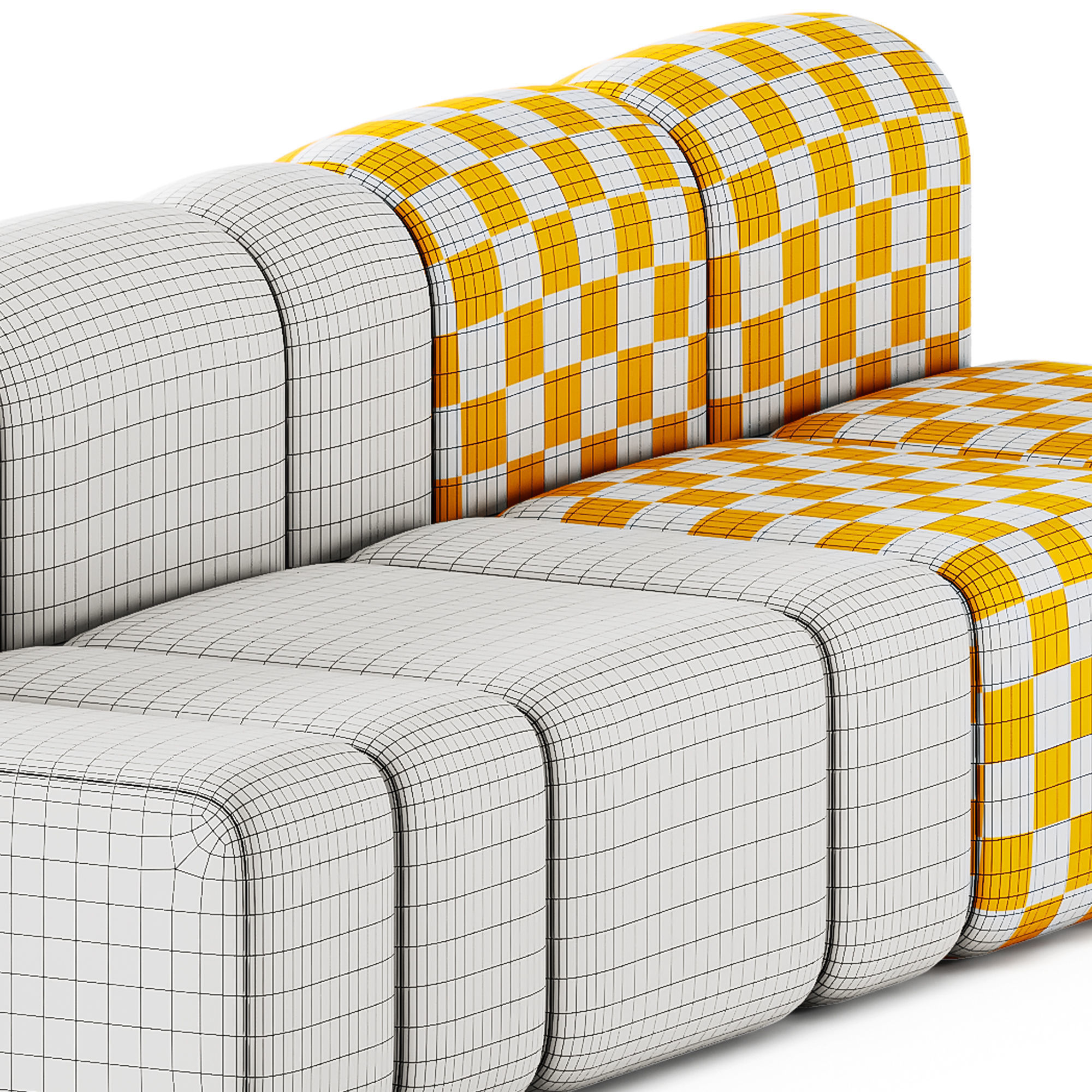 Bla Station Bob Modul Sofa and Armchair 3D model_5