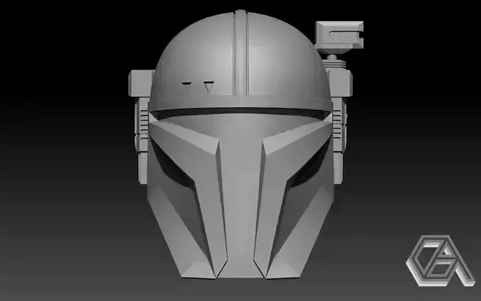 Star Wars - Paz Fizsla Mandalorian Helmet 3D print model