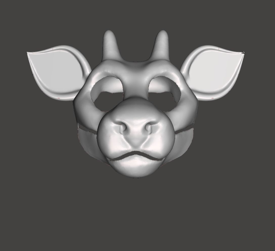 Fursuit cow 3D print model_3