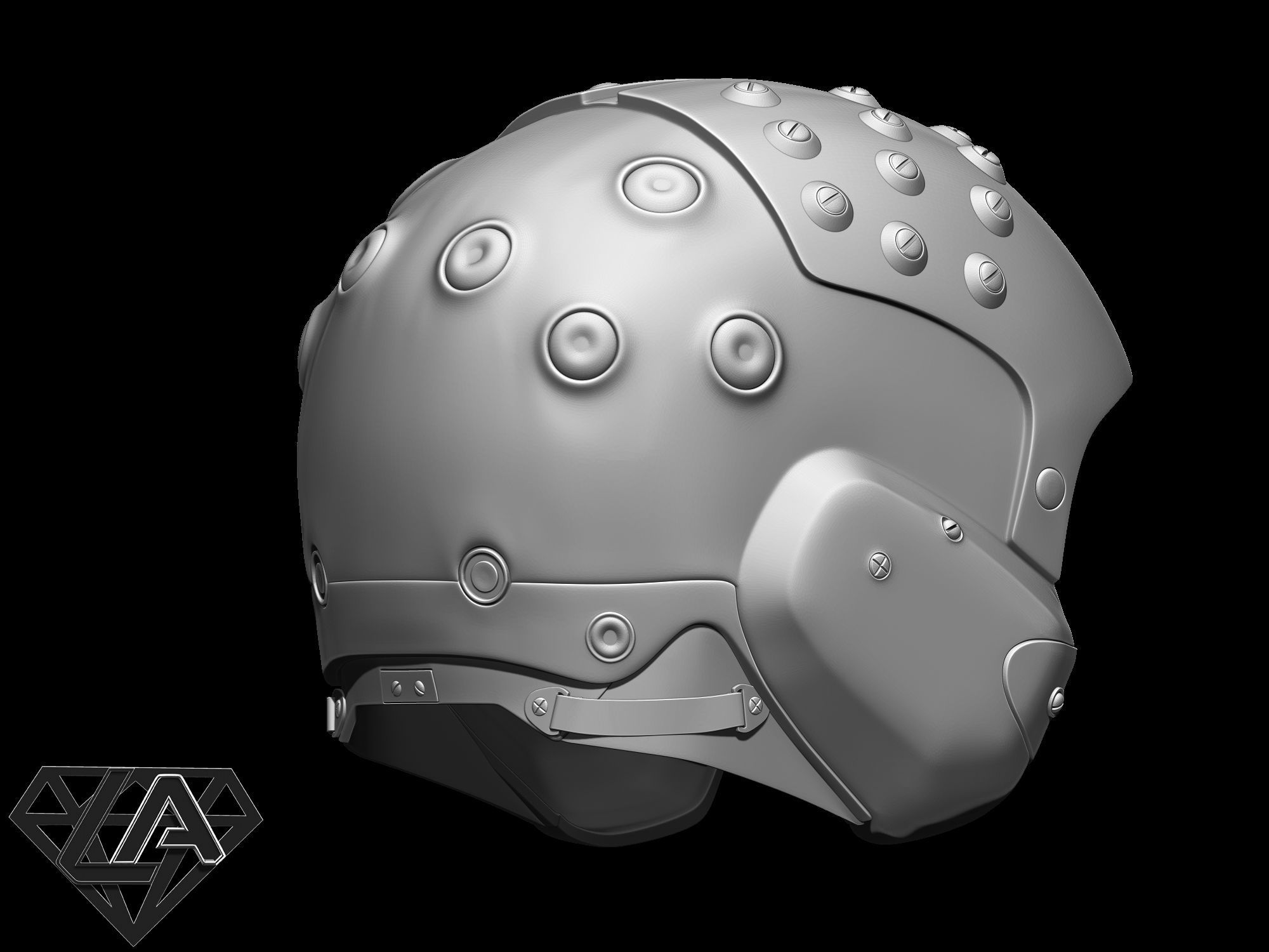 Metro exodus helmet 3D print model_5