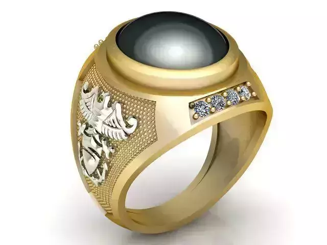 Signet Ring Jewellery for Women 3D print model