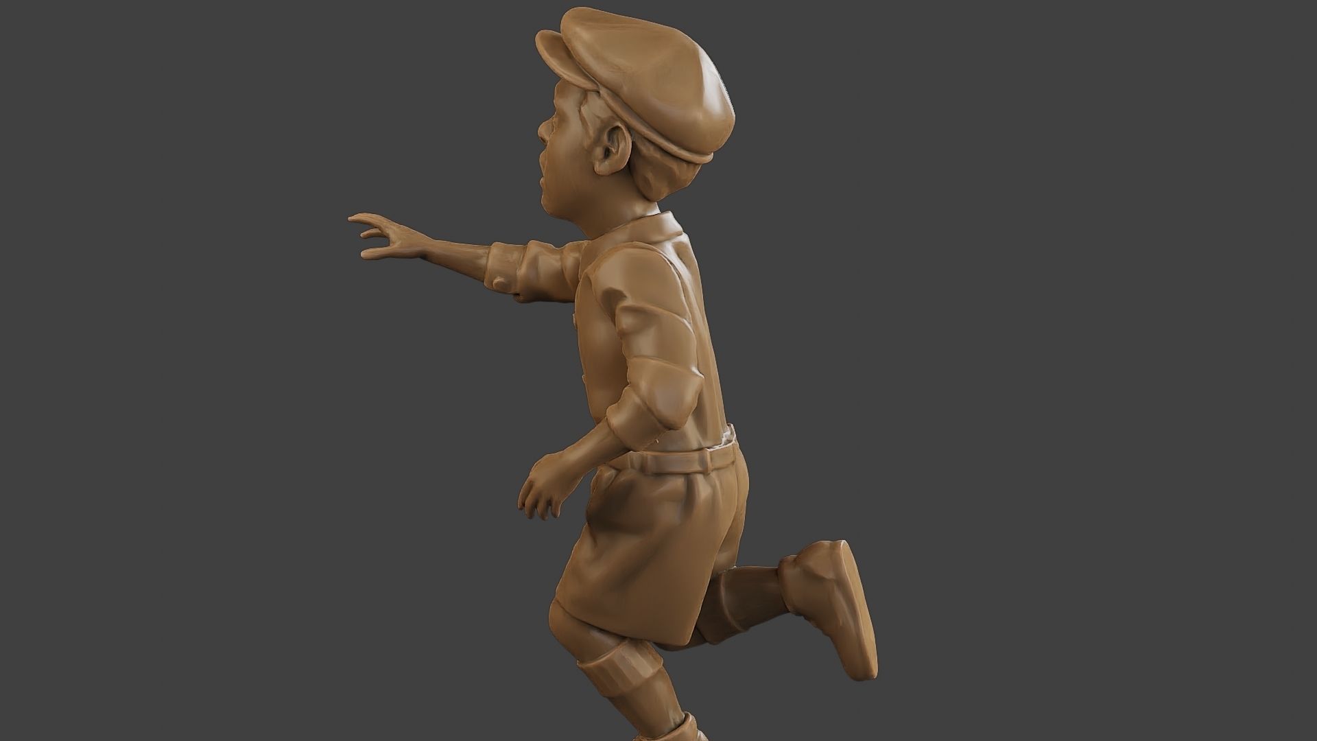 ww2 Scared Little Boy SLB1 004 3D print model_26