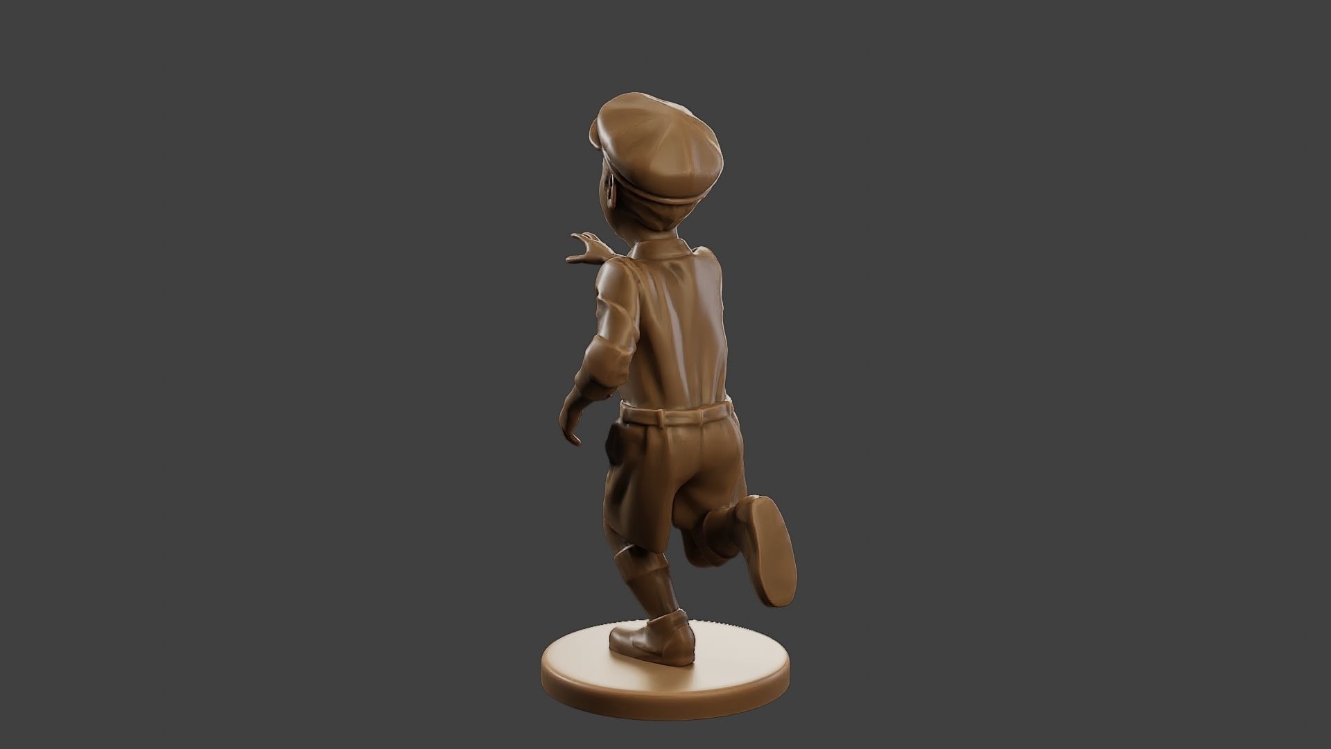 ww2 Scared Little Boy SLB1 004 3D print model_5