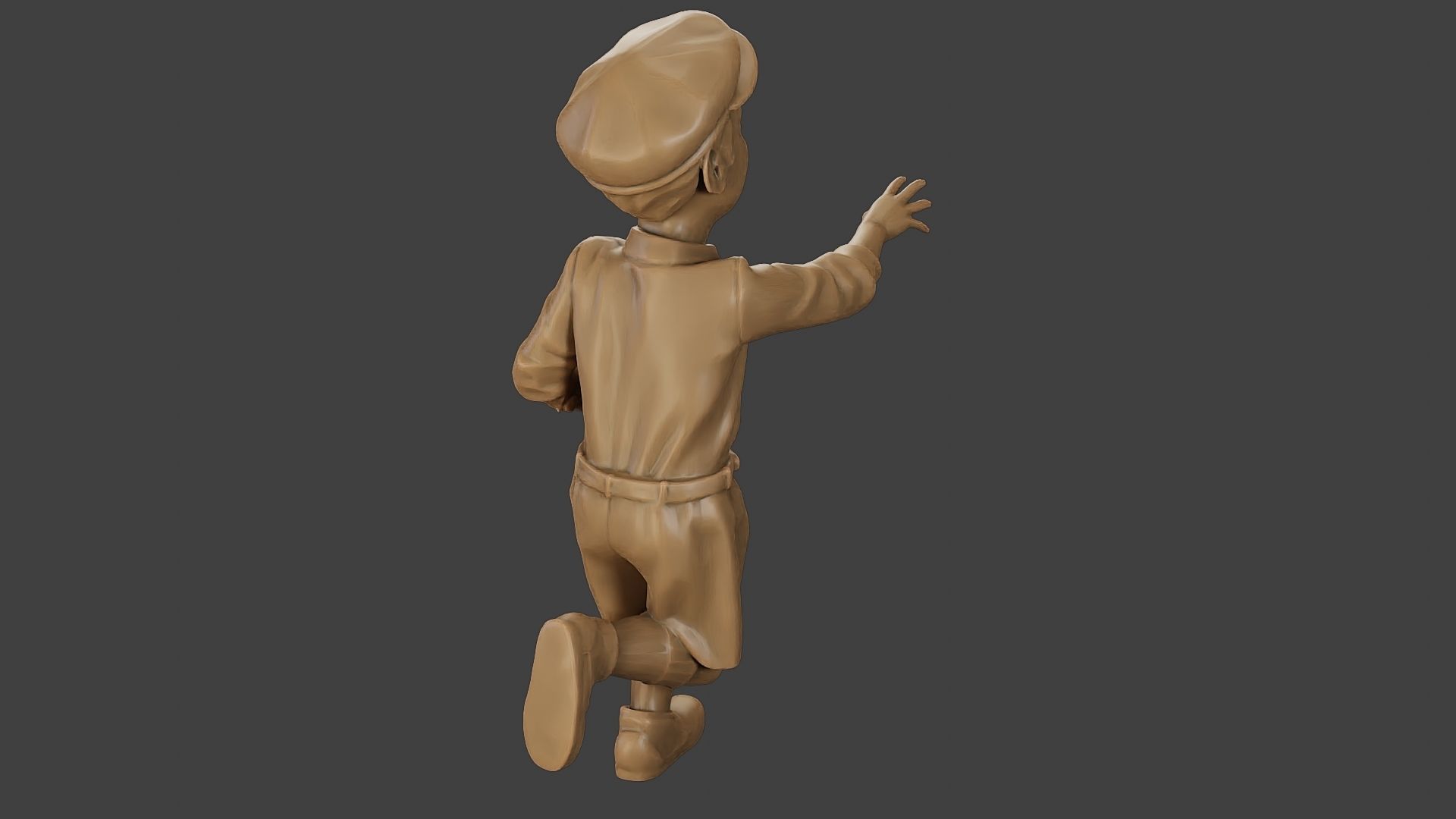 ww2 Scared Little Boy SLB1 004 3D print model_24