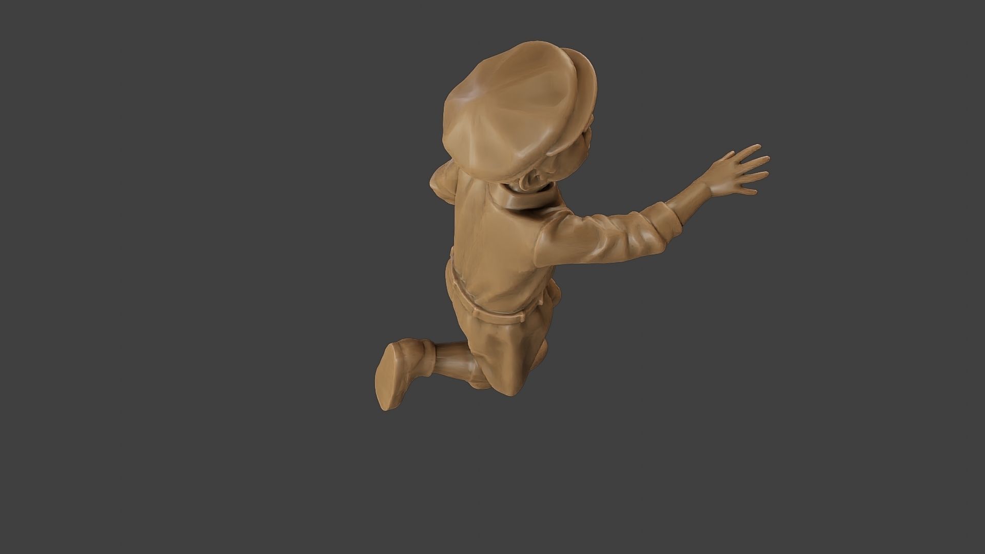 ww2 Scared Little Boy SLB1 004 3D print model_23