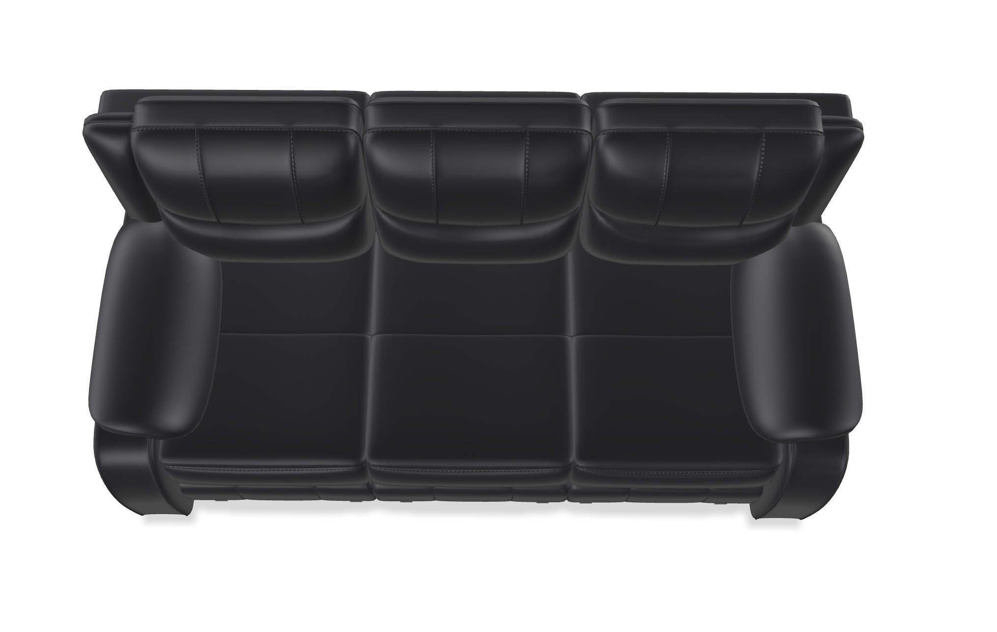 Recliner sofa 3D model_8
