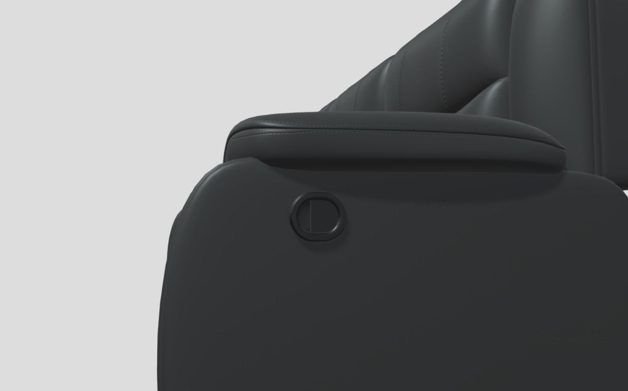 Recliner sofa 3D model_4