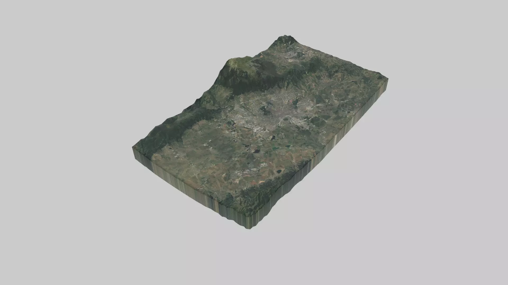 SOFIA City Low-poly 3D model_0