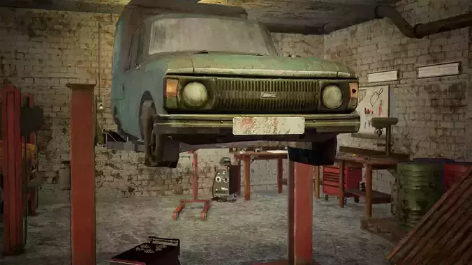 Car Garage 84 Assets