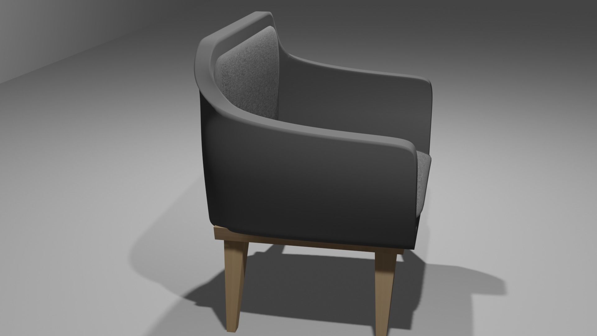 Chair 3D Model Low-poly 3D model_8