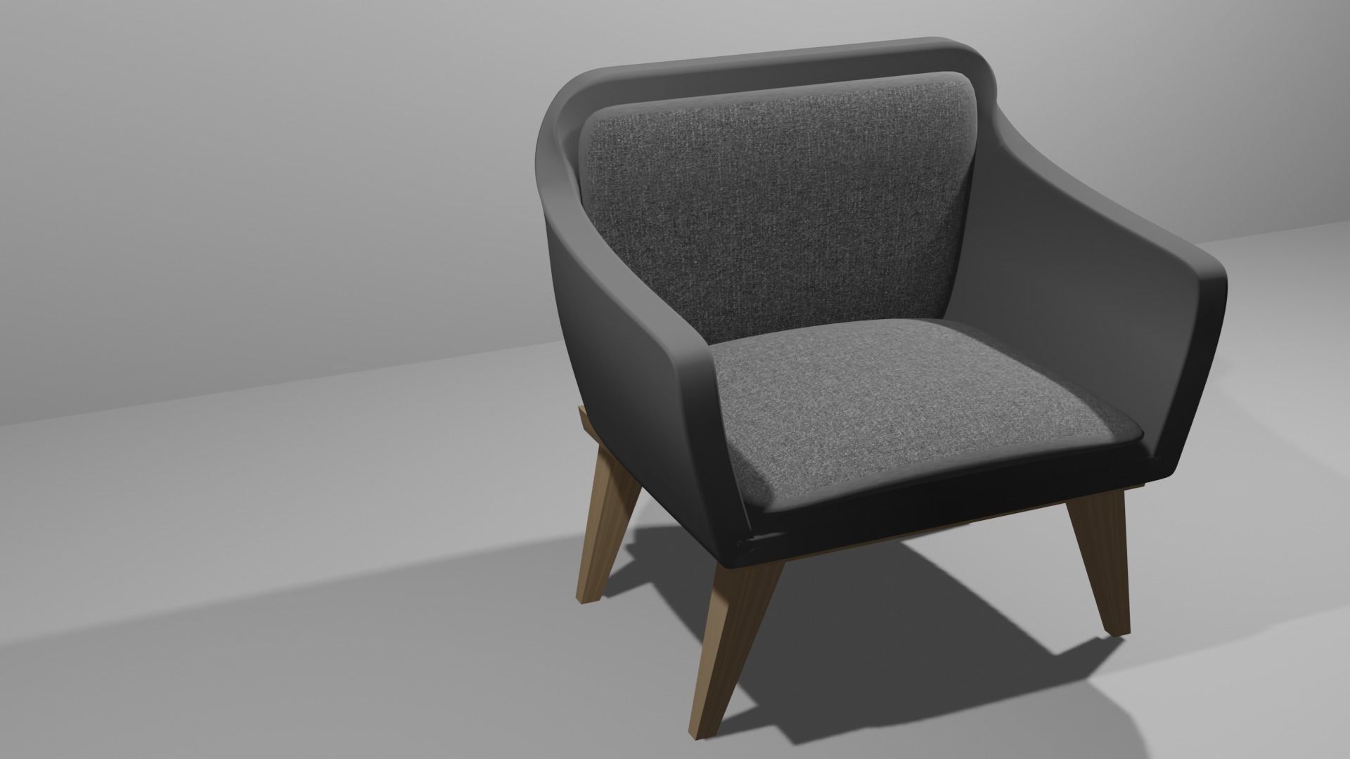 Chair 3D Model Low-poly 3D model_6