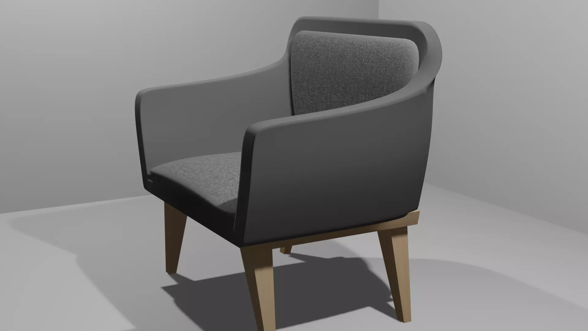 Chair 3D Model Low-poly 3D model_0
