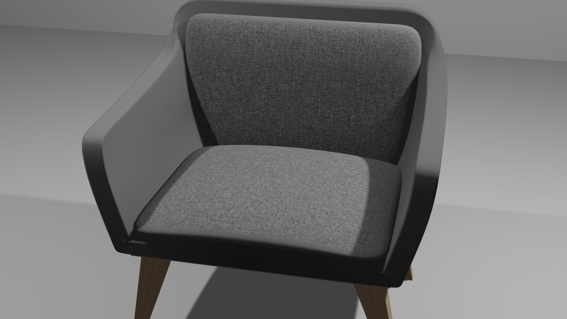 Chair 3D Model Low-poly 3D model_2