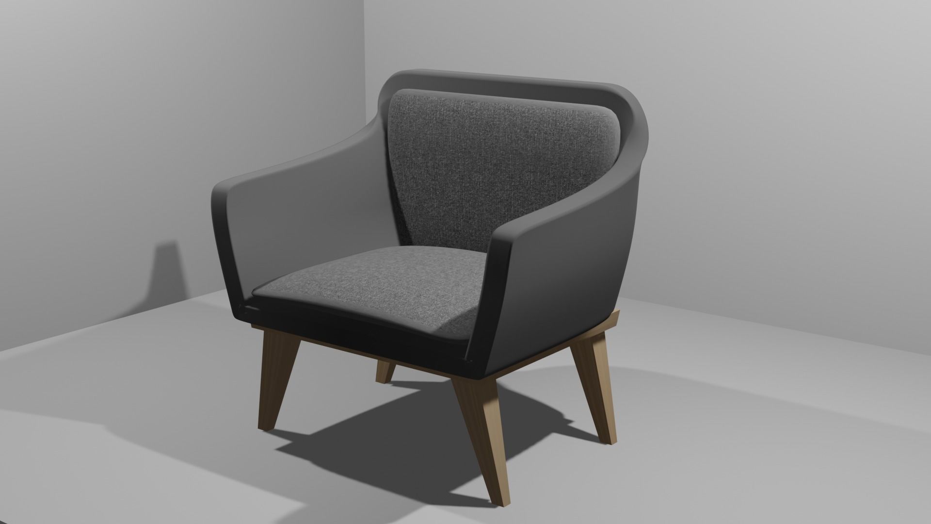 Chair 3D Model Low-poly 3D model_14