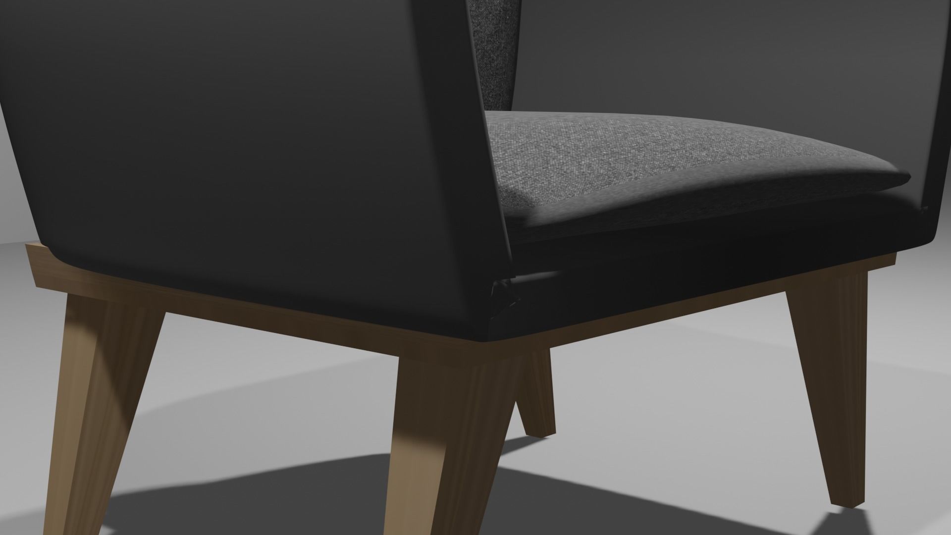 Chair 3D Model Low-poly 3D model_1