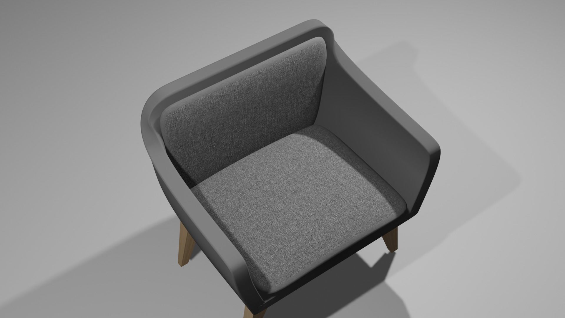 Chair 3D Model Low-poly 3D model_10