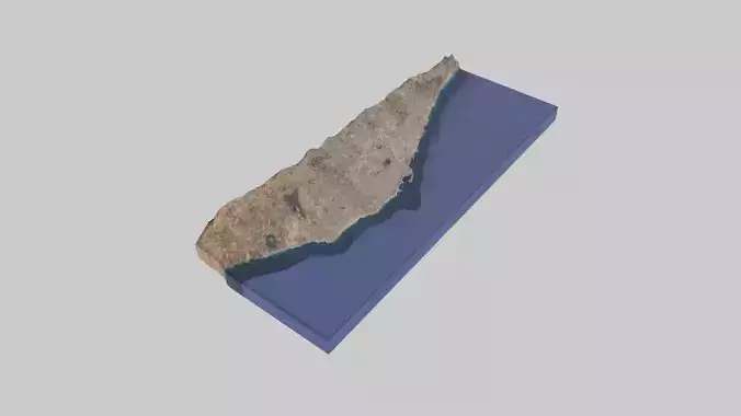 TRIPOLI City Low-poly 3D model