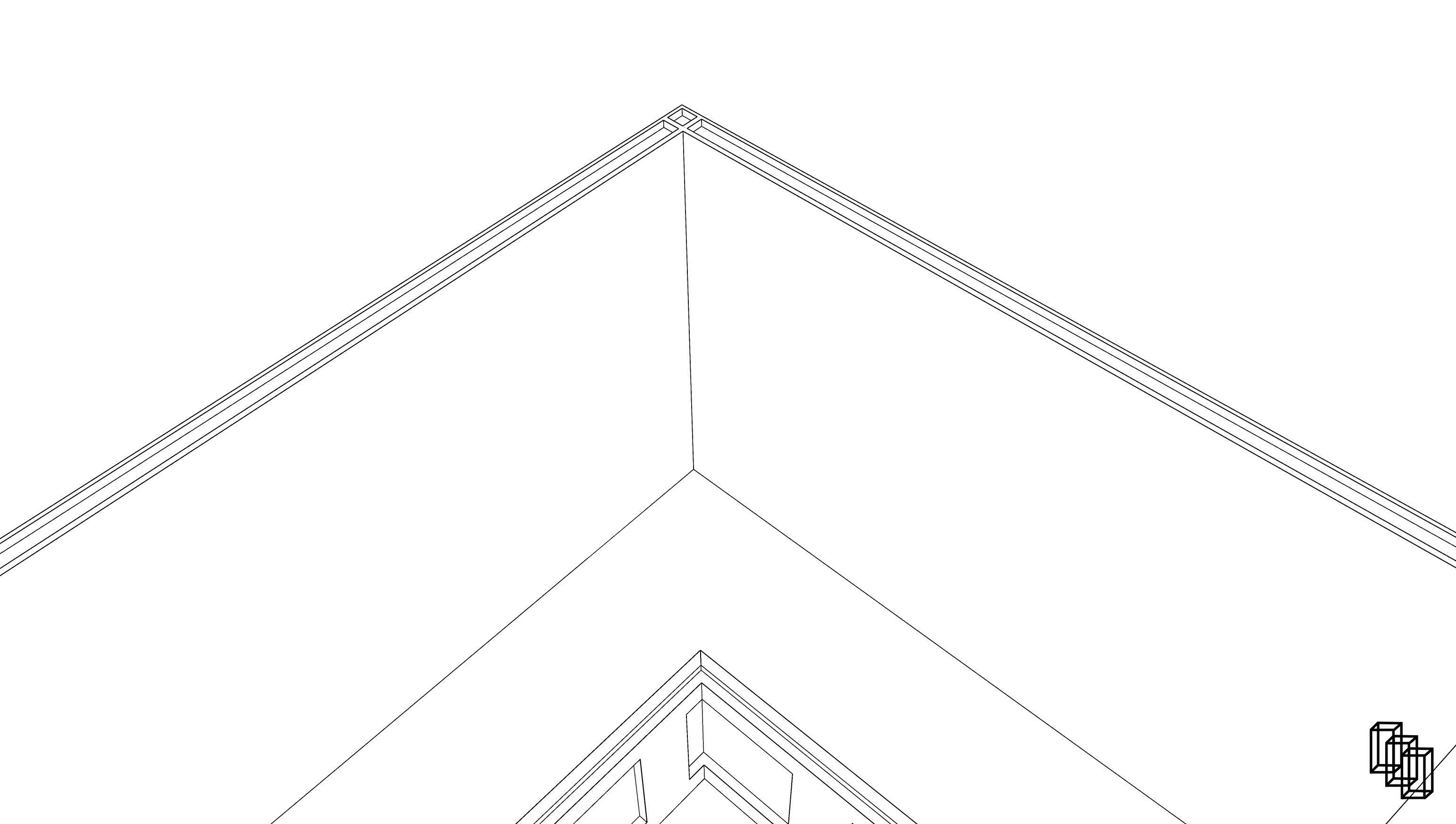 Seating Nook Low-poly 3D model_6