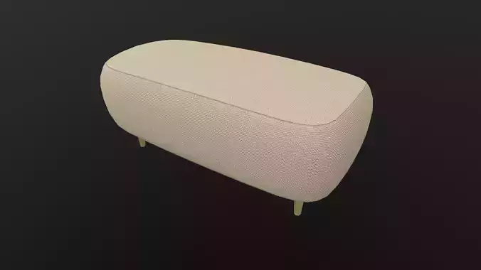 Sofa Seater AR VR PBR  Lowpoly with game ready 3d Model